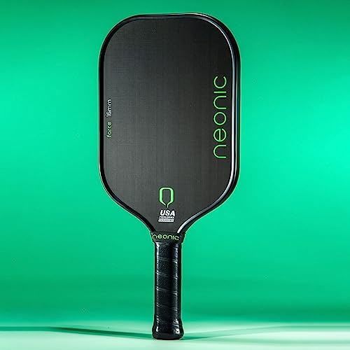 Neonic-Force-16mm-Carbon-Fiber-Pickleball-Paddle-Thermoformed-Elongated-Professional-Paddle-with-Foam-Injection-Unibody-0-0