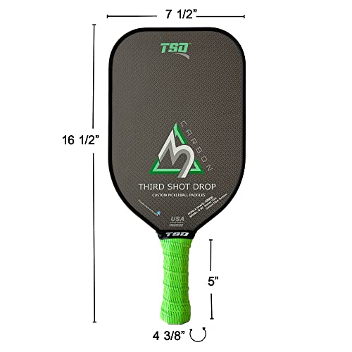 Third-Shot-Drop-Special-Edition-Series-Pickleball-Paddle-Triple-Layer-Carbon-Fiber-Diamond-Weave-Surface-0-2