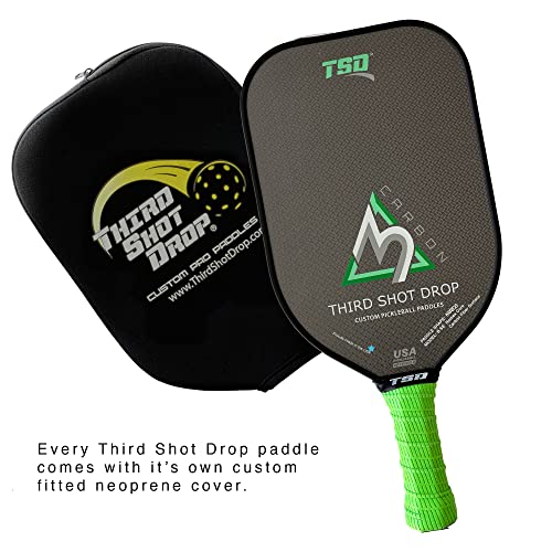 Third-Shot-Drop-Special-Edition-Series-Pickleball-Paddle-Triple-Layer-Carbon-Fiber-Diamond-Weave-Surface-0-3