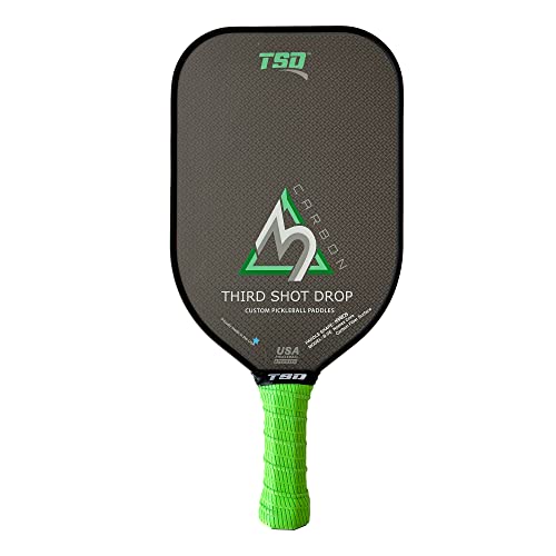 Third-Shot-Drop-Special-Edition-Series-Pickleball-Paddle-Triple-Layer-Carbon-Fiber-Diamond-Weave-Surface-0